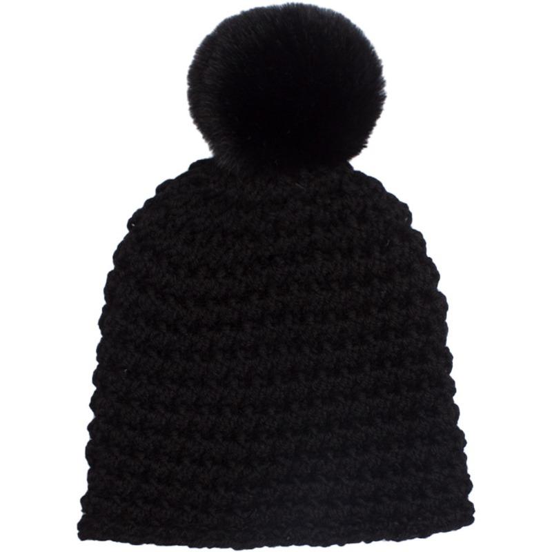 Winter neue Baby einfarbige Wollmütze, Kinder Strickmütze mit Bommel, Babymütze