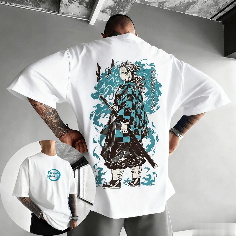 Demon Slayer Street Style Frühling/Sommer Neue Herren-Freizeitmode, geeignet für Männer und Frauen