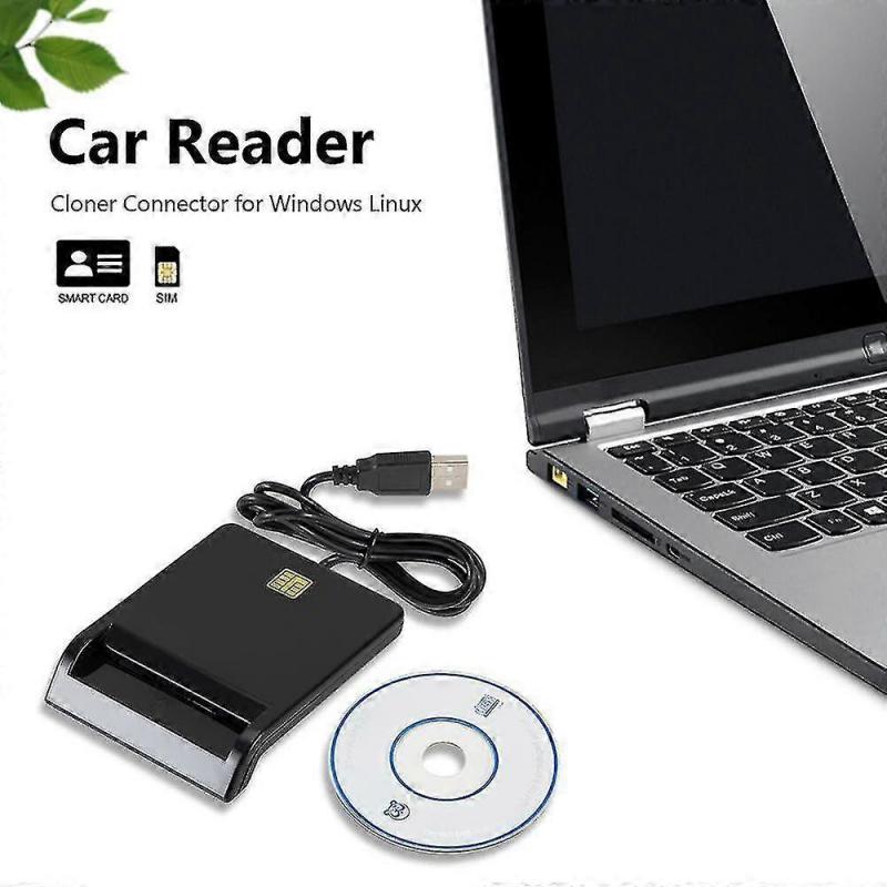 Smart Card Reader USB Universal Reader for CAC SIM ID IC Bank Chip Cards Military DOD and Banking Security Authentication