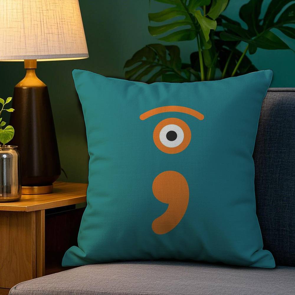 Aesthetic Art J-Jean-Jullien Pillow Case Sofa Living Room Bedroom Double-sided Printing Square Cushion Nap Time Cushion Cover