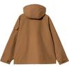 Carhartt WIP Solid Color Hooded Zip Long Sleeve Jacket Men Jackets Brown I033871-00S-XX