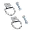 Trailer Tie Down Hook Heavy Duty Screw Fixed 10mm Thickness High Strength Steel Truck Cargo Tie Down Hook