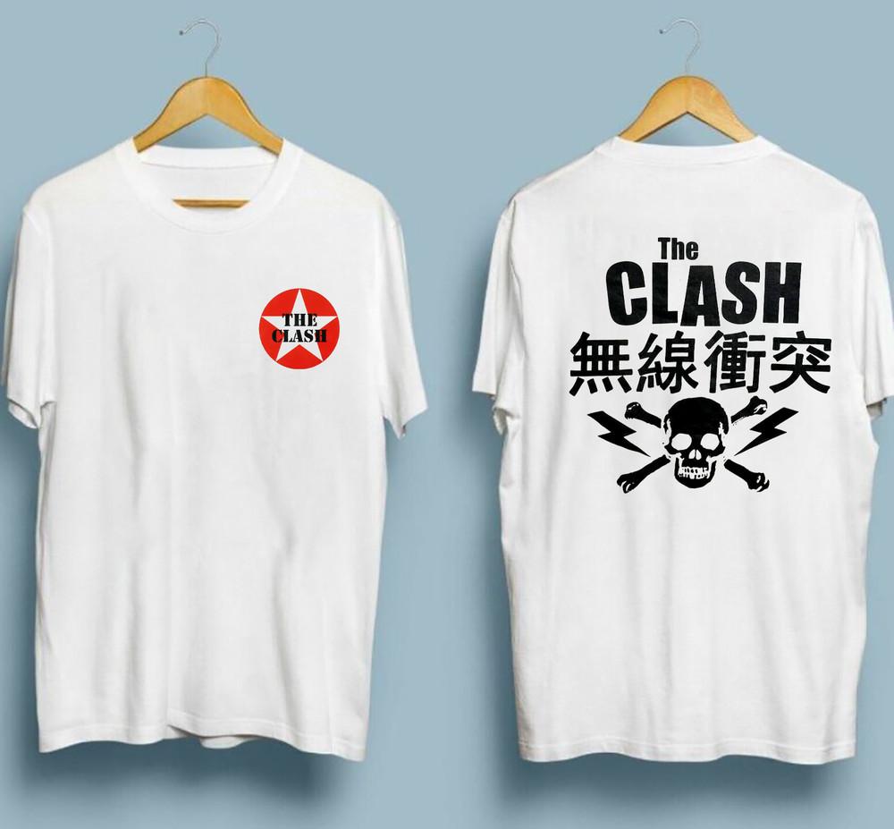 The Clash Star Logo White All Size SOFT STYLE SHIRT S16 Unisex T-Shirt S