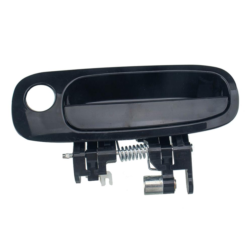 2PCSSet Car Outer Door Handle Compatible for 19982002  Corolla Black