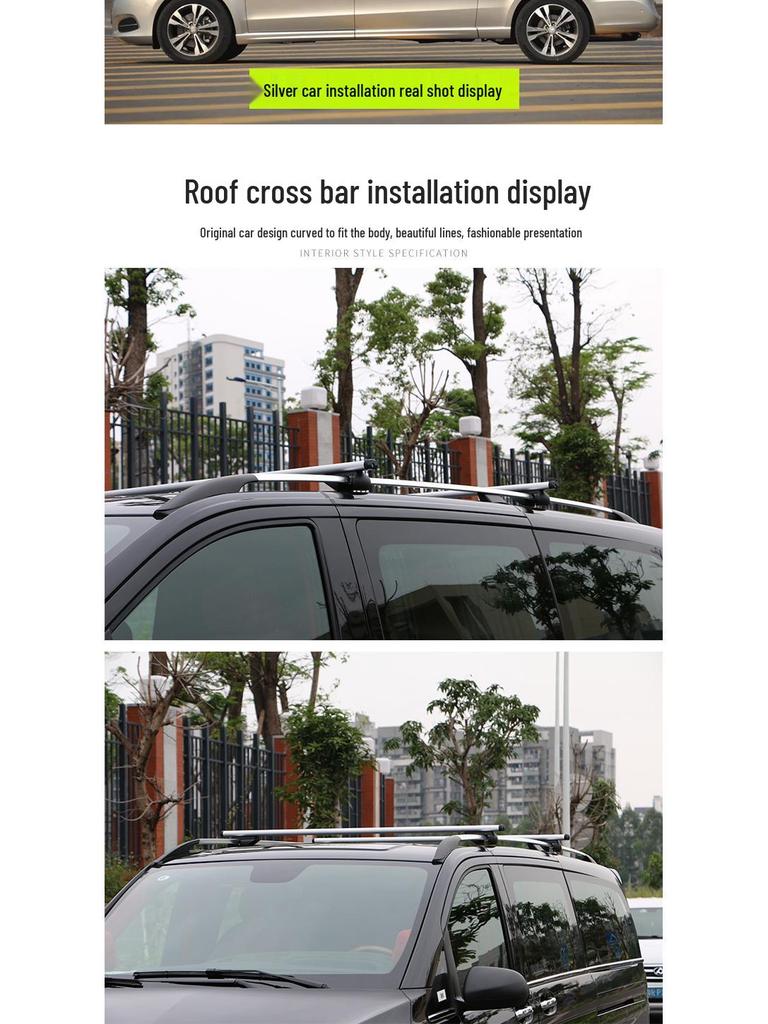 Compatible Roof Rack for Mercedes-Benz Viano/V-Class/Vito V260L - Travel & Modification Accessories