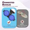 2-In-1 Collapsible Pet Bowls Dual Food And Water Bowls Flip Over Portable Dog Cat Pet Travel Feeder Bowl For Walking Camping
