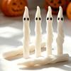3D Ghost Candle Silicone Mold Spiral Ghost Cone Candle Mold Twisted Ghost Cylindrical Soap Mold Halloween DIY Home Decoration
