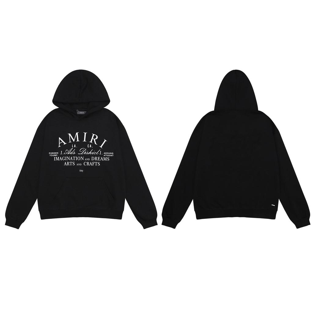 25S Trendy Brand Heavyweight Cotton Terry Hoodie with Letter Print