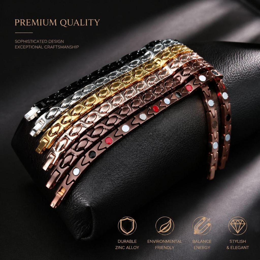 European & American Fashion Retro Magnetic Therapy Fish Bracelet - Detachable Couples Design