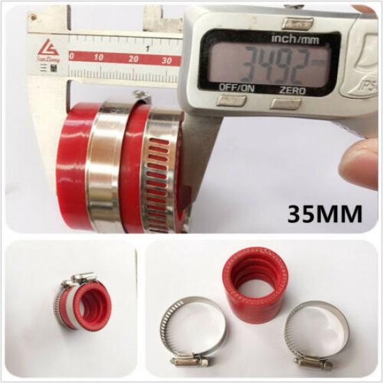 1x Motorcycle Rubber Carburetor Inlet Intake Pipe For 28/30mm OKO PE