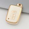 KUNIO Toyota Dedicated 3 Button Key Cover, Key Holder, Silicone Compatible with Toyota, Prius