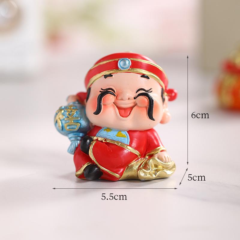 Creative Fortune Gods: Wealth-Attracting Ornaments for Festive Home or Office Décor