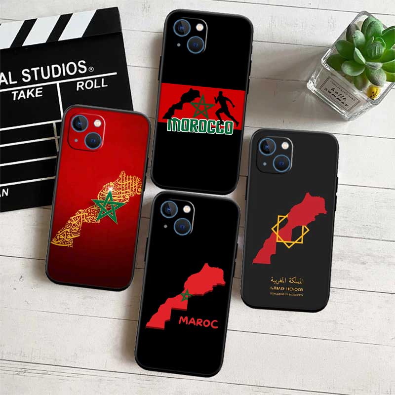 Morocco Flag New High-End Shell Phone Case for Redmi Note 13 14 Pro+ Plus A3 A3X 13X 13C 13R 14S 14C 14R