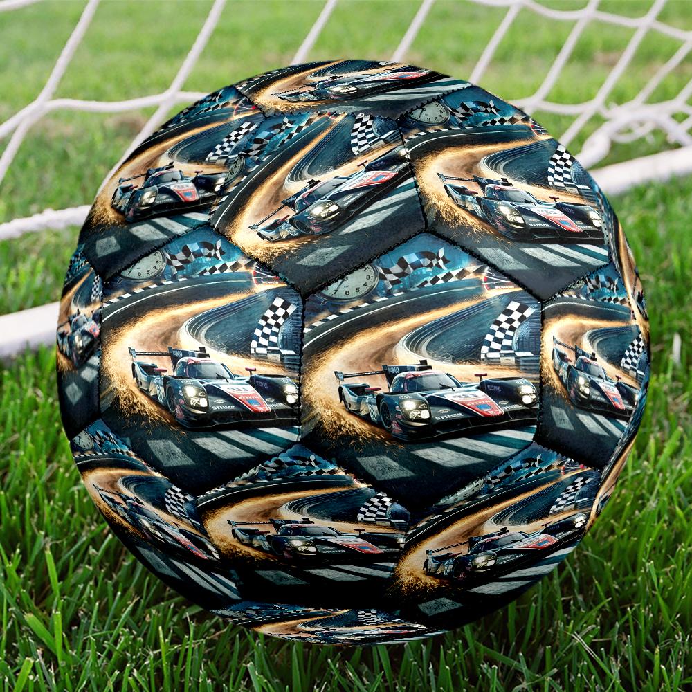 Racing Theme Size 5 Soccer Ball, Suitable for Both Indoor and Outdoor Matches, a Gift Suitable for Everyone.