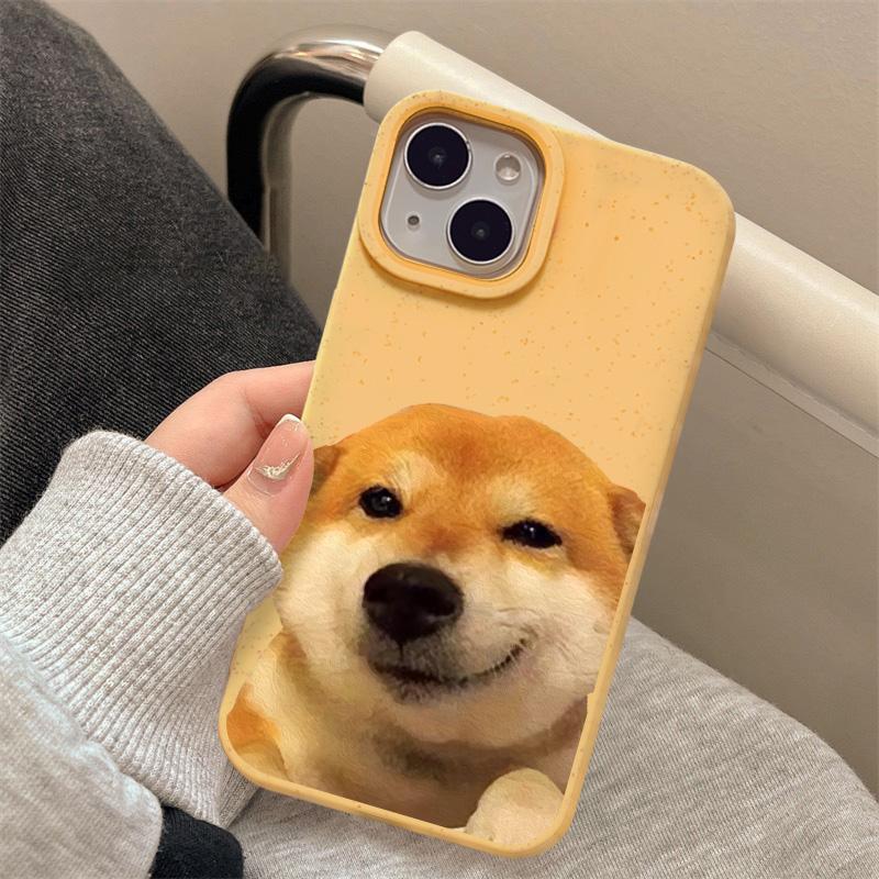 

Чехлы для мобильных телефонов iPhone 11 13 XR 15 Pro Max 12 14 Pro Max Чехол для iPhone 16 7 Plus 8 Plus XS Max Разлагаемые и экологически чистые iPhone 11 жёлтый