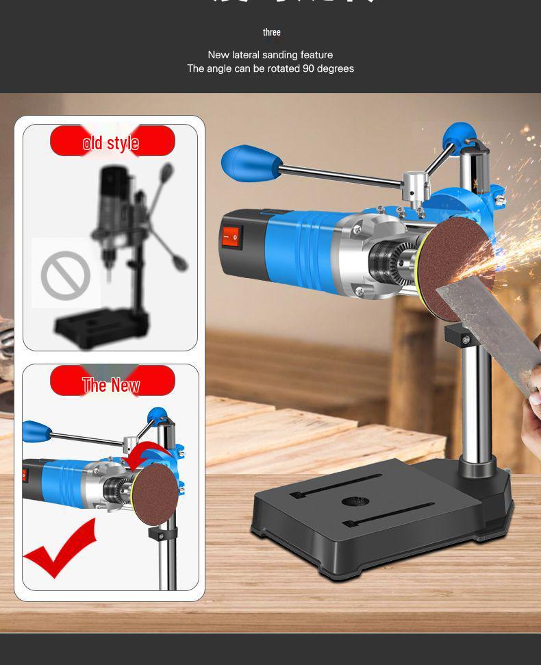 Moyi Taiwan Multi-functional High-Precision Bench Drill and Mini Lathe.