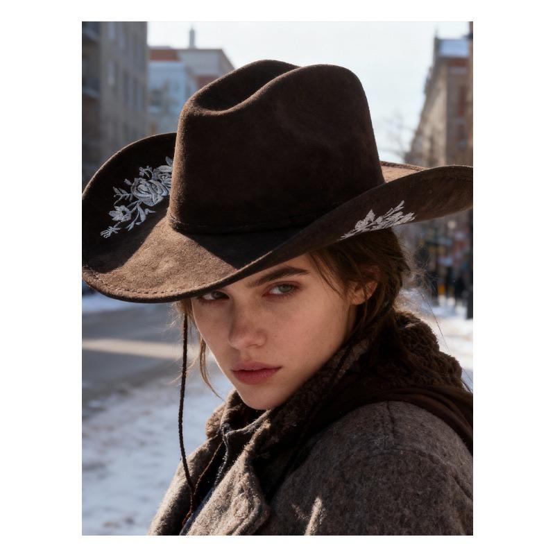 Women S Vintage Flat Top Curved Brim Polyester Hat All Season Adjustable Hat