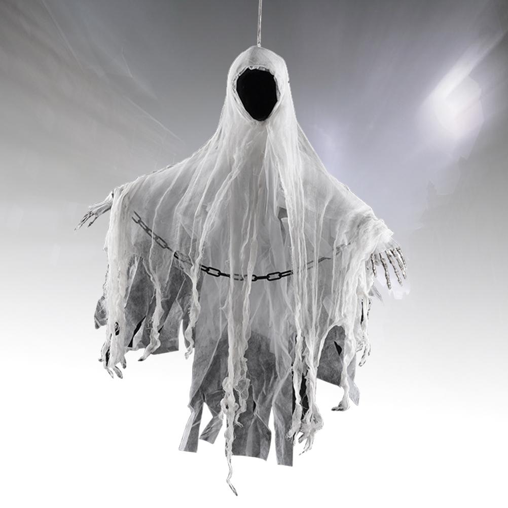 1pc Hanging Ghost Electric Scary Shaking Props Without Battery for Haunted House