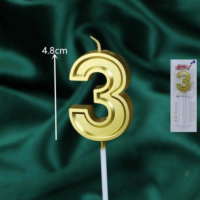 50 Gold and Silver Number Candle Cake Toppers - Individually Boxed Party Decorations
