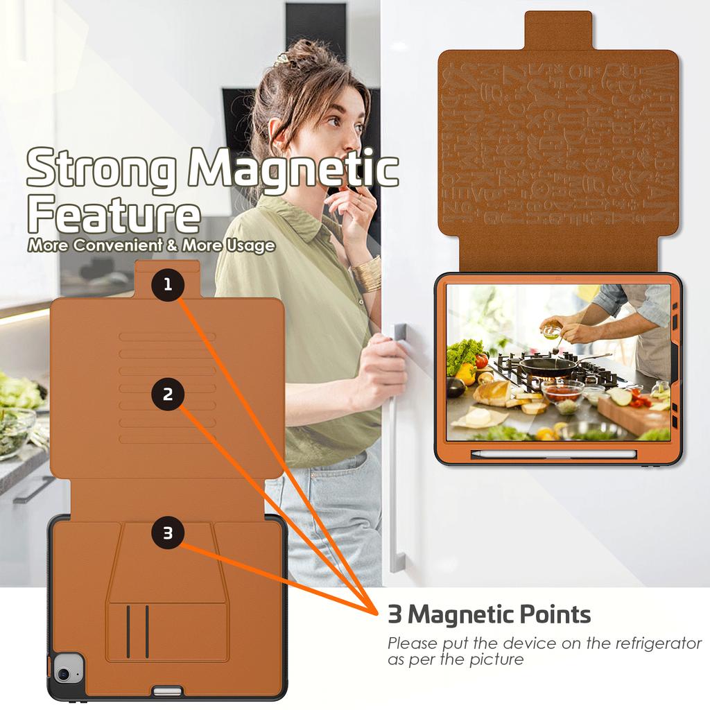 Magnet Smart Case für iPad Pro 11 2022 stoßfeste robuste Abdeckung iPad 11 Pro 2 3 2020 2021 Multi-Winkel-Kickstand-Schnalle Funda