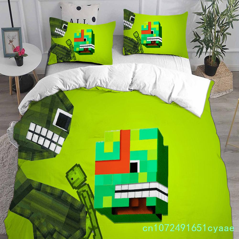 Game Garten Of Banban Bedding Sets Comforter Quilt Bed Cover Duvet Cover Pillow Case 2-3 Pieces Sets Kids Adult Size