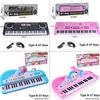 Chriyungel Kids Electronic Piano Keyboard with Microphone  61 / 37 Keys Organ Musical Instrument Toy Gift for Child Beginners