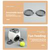 Interactive Pet Ball Launcher Toy Dog Tennis Food Reward Machine Thrower Slow Feeder for Cats Kitten Puppy Interactive Tennis