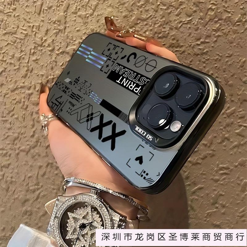 CSGO Printing Set Is Suitable for Apple 16plus Mobile Phone Case iPhone16/15 Colored Silver 13 Popular 14pro Anti-drop.