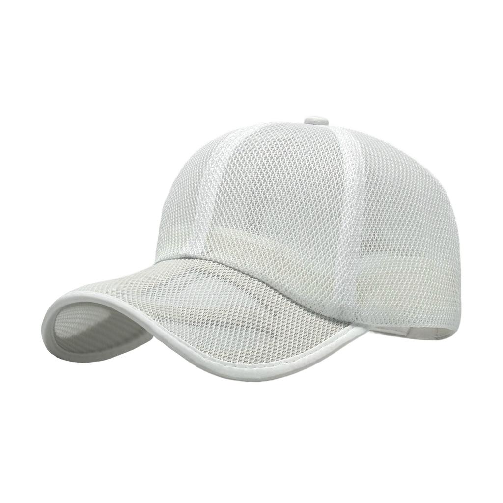 Cappellino estivo a rete traforata traspirante, Cappellino da baseball traspirante ricamato, Cappellino da baseball protettivo dal sole per viaggi all'aperto
