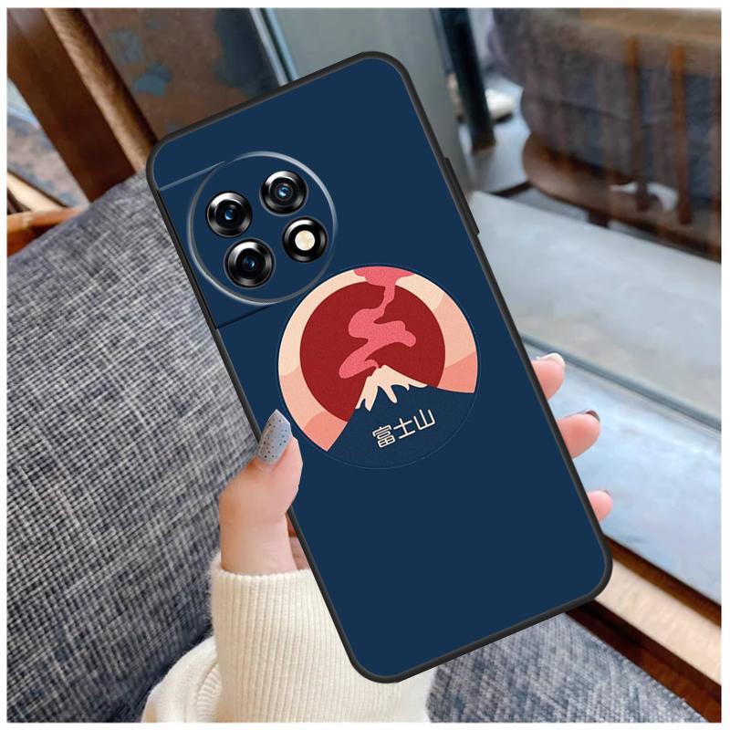 Japanese art Mount Fuji Case For OnePlus 15 13 12 11 10 9 Pro 13R 13T 12R 10T 8T Nord CE 5 2 3 4 Lite N20 N30 Coque