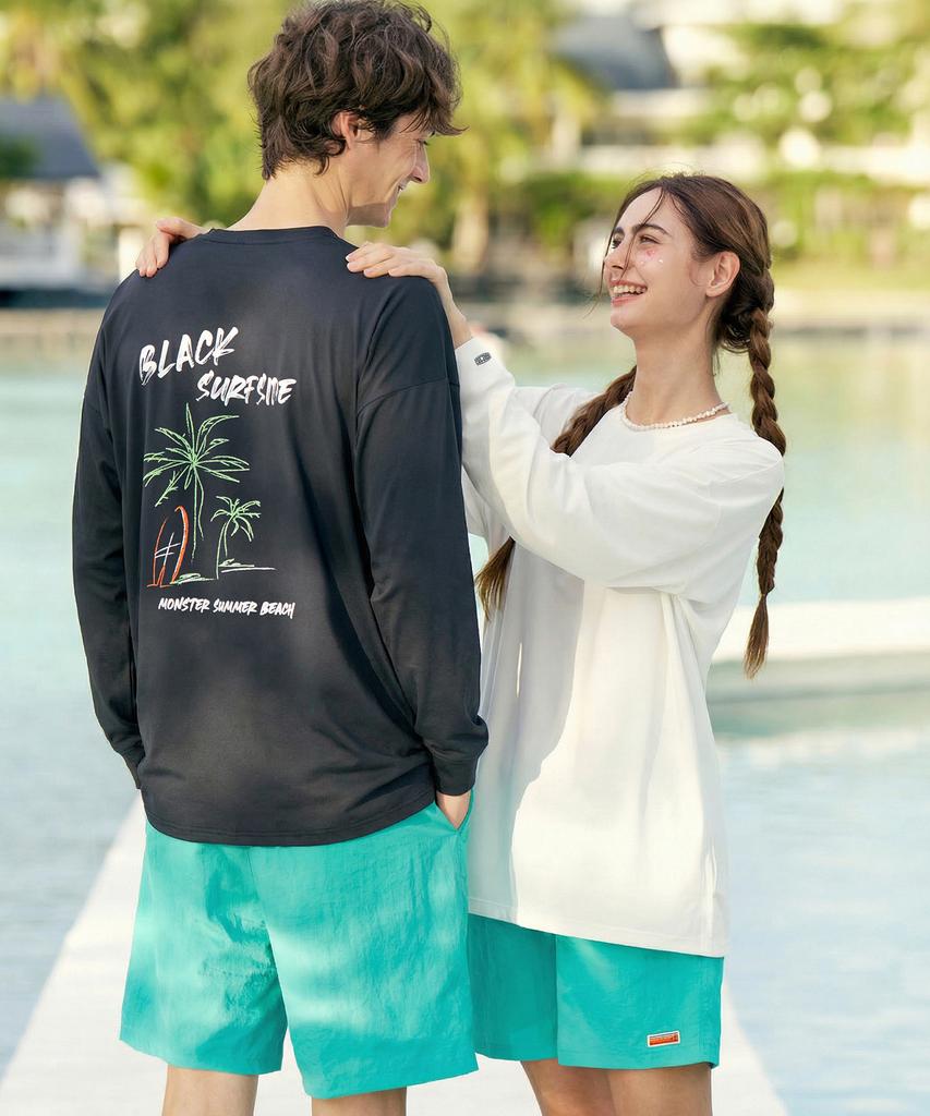 Beullaegmonseuteopis Surfside Rash Guard Long Sleeve (2 Colors) / Bm250218