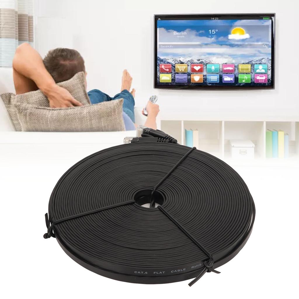 Gigabit   Cable 66ft Length 1000Mbps RJ45 Port CAT6   Cable Ethernet Cable for Routers Laptops