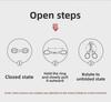 Zhang Xiaoquan Double Circle Folding Scissors: Compact, Portable Mini Scissors for Travel, Home, and Fishing