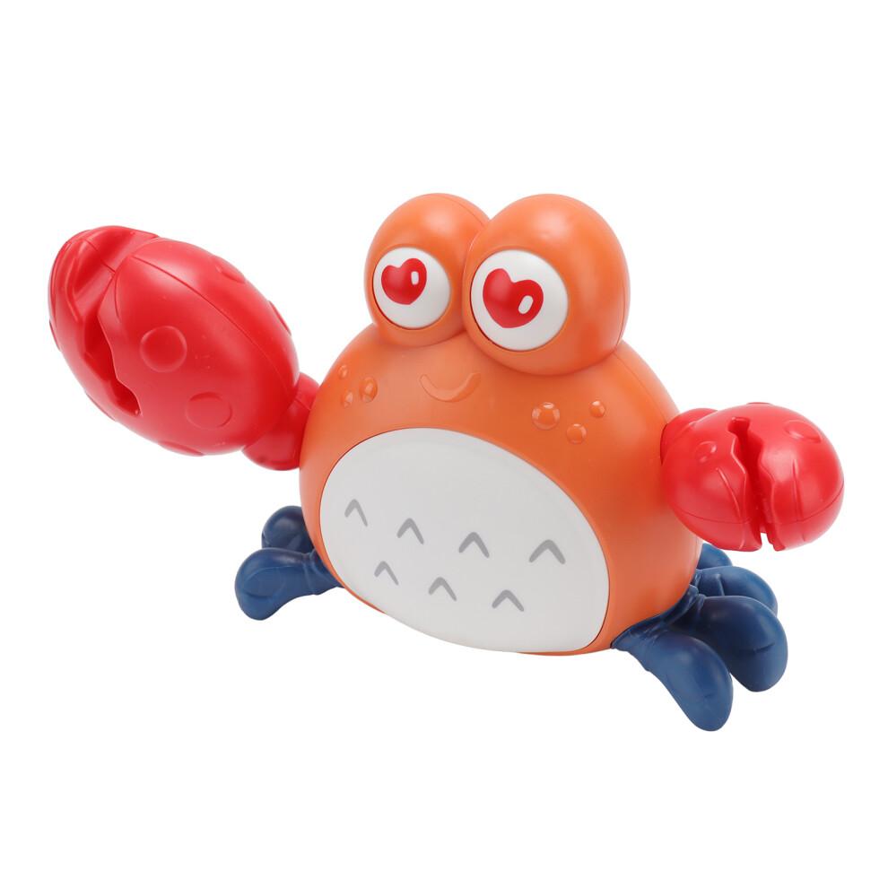 Aquatic Fun: Premium Plastic And Silicone Crab Shower Water Toy, Bath Bubble Maker With Music Playing Bath Toy For Toddlers And Kids, Automatic
