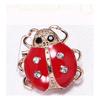 Creative Cartoon Ladybug Brooch - Versatile Beetle Pin for Fashionable Shirt Accessories