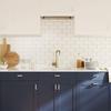 VidaXL Cabinet Handles 10 Pcs, Cupboard Handles, T-Shaped Handles Kitchen Home Interior, Silver 64 Mm Steel 155380