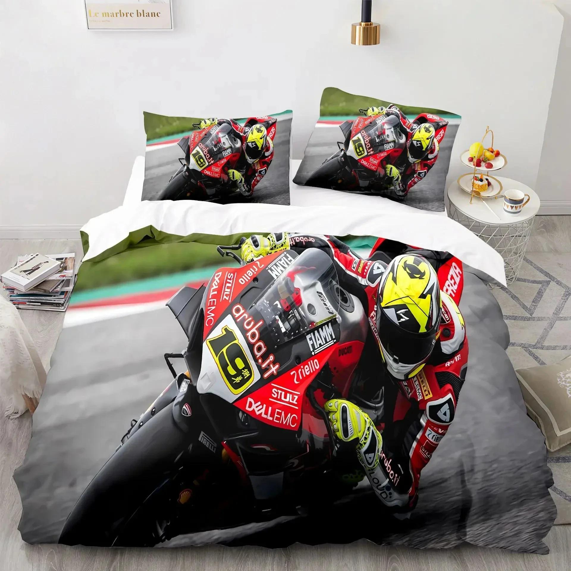 

3D Print Marc Marquez 93 Комплект постільної білизни Підодіяльник Постільний комплект Підодіяльник Наволочка Підодіяльник king Queen Size Постільна білизна для дорослих хлопчиків EU King 240x220cm