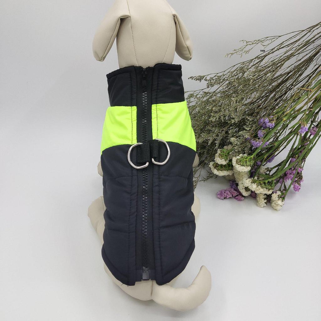 Winter Dog Ski Suit: Thickened Cotton Jacket & Warm Vest