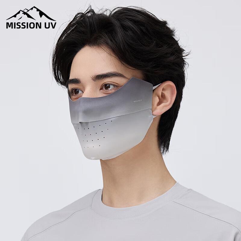 MISSION UV Men s Summer UV Protection Ice Silk Face Mask MM111