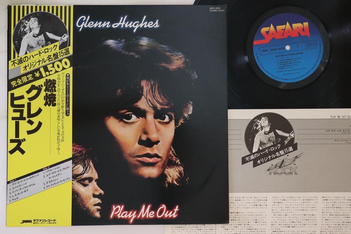 

LP Record GLENN HUGHES - Play Me Out MWX4028 SAFARI 1980 Japan Obi Rock Used