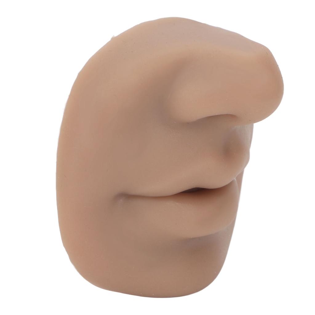 Silikonowy Model Nosa z Ustami Elastyczny Miękki Model Nosa Imitujący Wielokrotnego Użytku Ekspozytory Nosowe do Nauczania