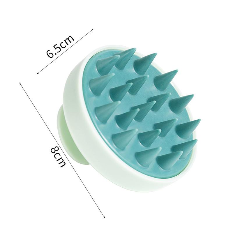 

1 шт. Многофункциональная ручная массажная щетка-насадка для тела и кожи головы, расческа для чистки волос, массажер для головы, 3 цвета Green