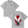 Rapper Niro OX7 Album T-shirt Men Women Clothes Hip Hop Fashion Pop Music T-shirts Male Casual  Vintage T Shirt Streetwear