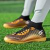 Professional Soccer Shoes Men Anti-slip Outdoor Grass Training Comfortable Shoes Men Breathable Lace-up Football Boots Men