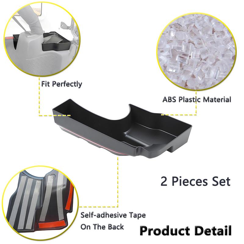 Car Rear Trunk Side Organizer Tray for Jeep Wrangler JK JKU Sahara Rubicon 2011-2017 Trunk Tools Storage Box Car Accessories