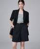 Marop 2208 Lightweight Double-Pleat Half Pants (Black)