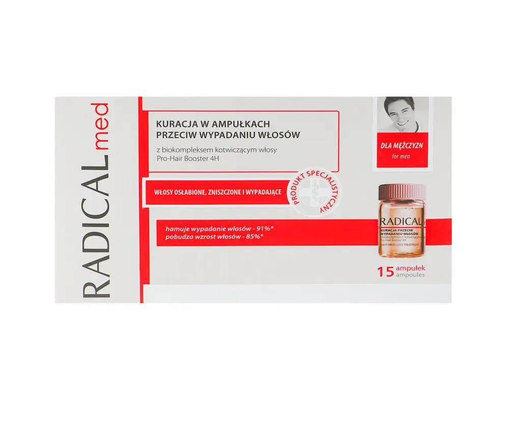 

Комплекс в ампулах проти випадіння волосся для чоловіків Farmona Radical Med 15*5 мл