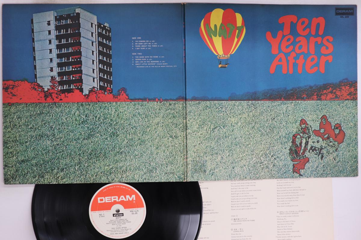 

LP Record TEN YEARS AFTER - Watt DL25 DERAM 1971 Japan Rock Used
