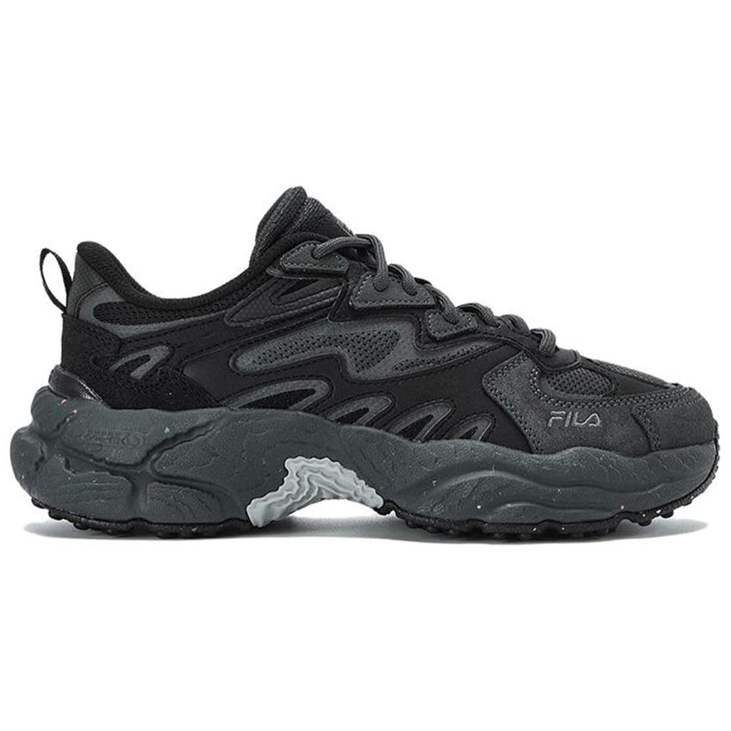 Fila Fern Casual Sneakers Comfortable Versatile Trendy Durable Low-Top Dad Shoes Women Sneakers Gray Black F12W331101ADB