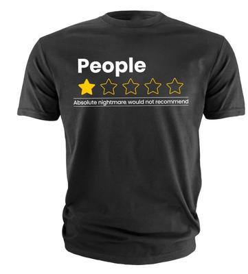 Divertente T-Shirt Anti-sociale T-T-T-Shirt persone introverse recensione sarcastica divertente T-Shirt